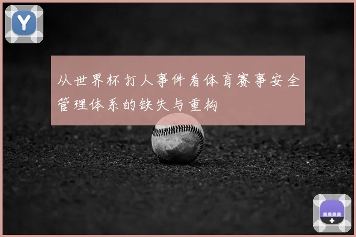 从世界杯打人事件看体育赛事安全管理体系的缺失与重构